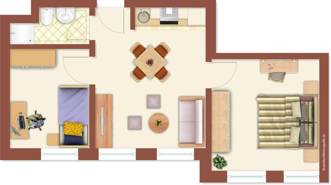 Hellinghaus Fewo 1 Wellenreiter Apartment Wyk auf Fohr Bagian luar foto